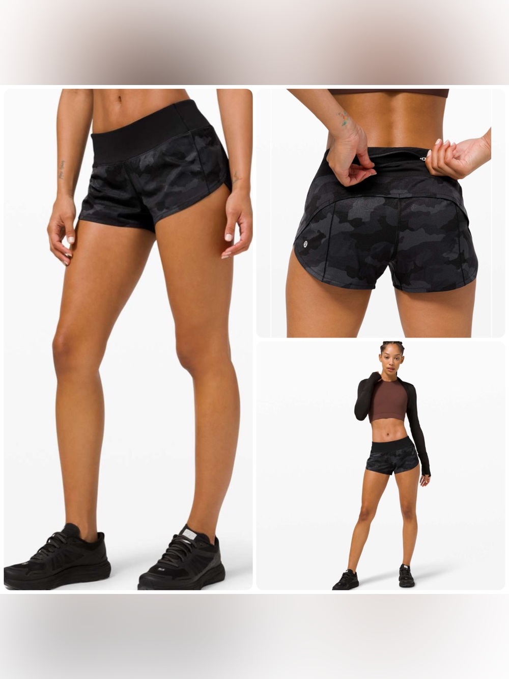 Lululemon Speed Up Short *2.5"
Heritage 365 Camo Deep Coal Multi / Black